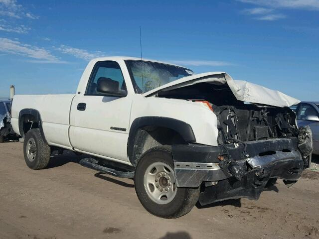 1GCHC24U44E361193 - 2004 CHEVROLET SILVERADO WHITE photo 1