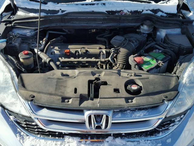 3CZRE4H50AG705694 - 2010 HONDA CR-V EX SILVER photo 7