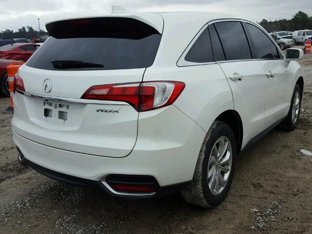 5J8TB3H30HL006030 - 2017 ACURA RDX BASE WHITE photo 4