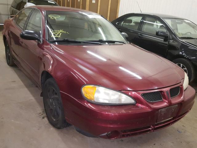 1G2NF52F23C124880 - 2003 PONTIAC GRAND AM S RED photo 1