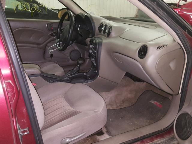 1G2NF52F23C124880 - 2003 PONTIAC GRAND AM S RED photo 5