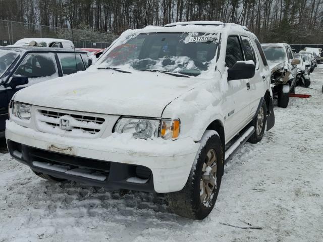 4S6DM58W7Y4415688 - 2000 HONDA PASSPORT E WHITE photo 2