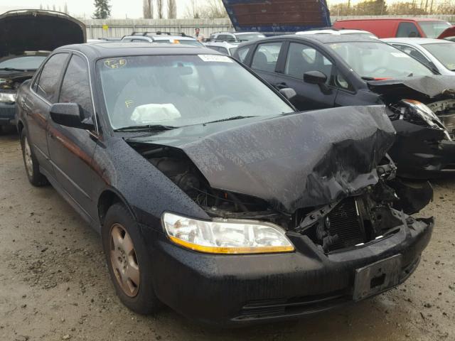 1HGCG16532A058040 - 2002 HONDA ACCORD EX BLACK photo 1