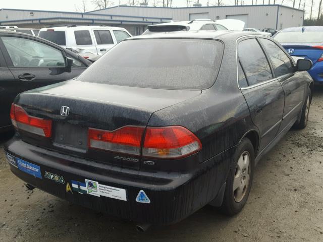 1HGCG16532A058040 - 2002 HONDA ACCORD EX BLACK photo 4