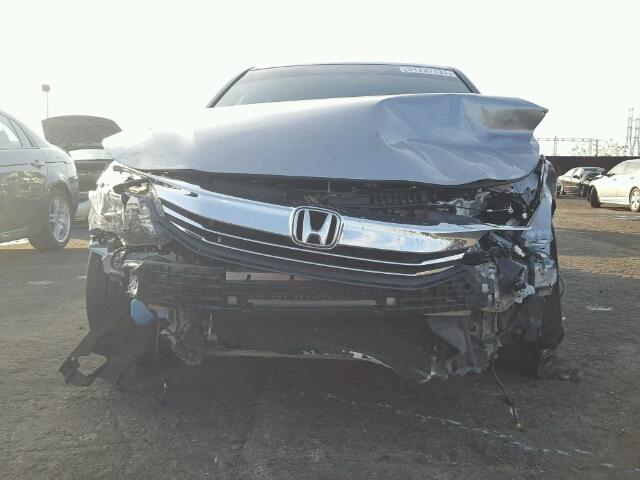 1HGCR2F57GA205032 - 2016 HONDA ACCORD SPO SILVER photo 9