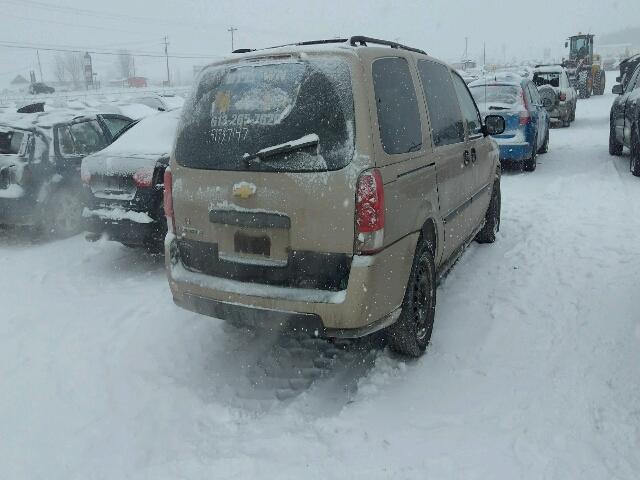 1GNDV23L66D136033 - 2006 CHEVROLET UPLANDER L BEIGE photo 4