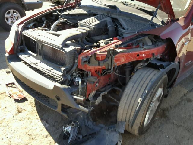 5UXFE43569L266479 - 2009 BMW X5 XDRIVE3 Қызыл фото 9