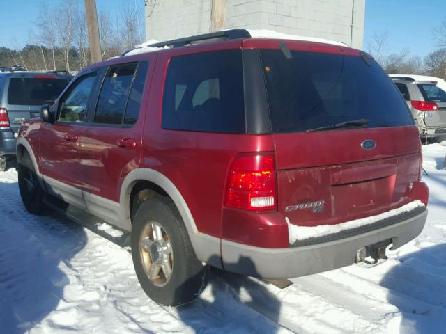 1FMZU73W72UA84524 - 2002 FORD EXPLORER X RED photo 3