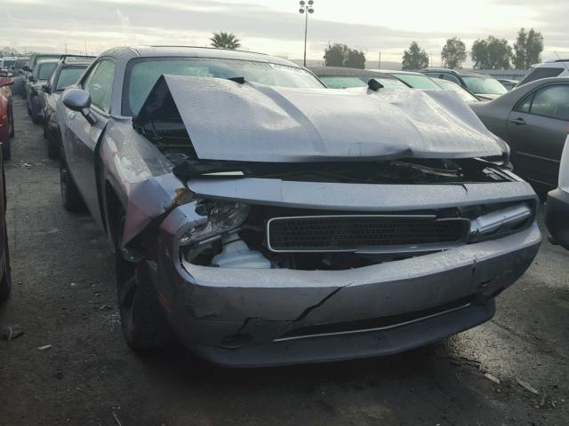 2C3CDYAG0EH299587 - 2014 DODGE CHALLENGER SILVER photo 1