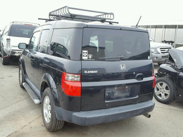 5J6YH27777L011106 - 2007 HONDA ELEMENT EX BLACK photo 3