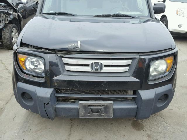 5J6YH27777L011106 - 2007 HONDA ELEMENT EX BLACK photo 9