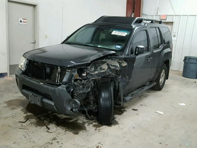 5N1AN08U38C542115 - 2008 NISSAN XTERRA OFF CHARCOAL photo 2