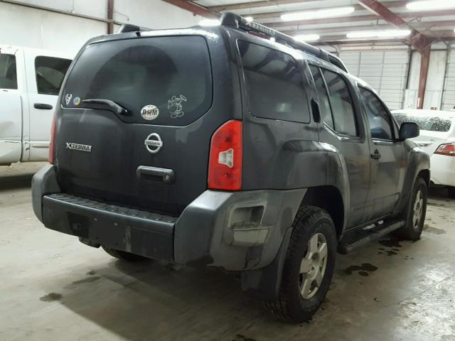 5N1AN08U38C542115 - 2008 NISSAN XTERRA OFF CHARCOAL photo 4