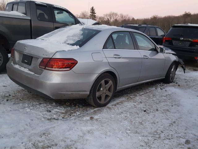 WDDHF8JB9GB255685 - 2016 MERCEDES-BENZ E 350 4MAT GRAY photo 4