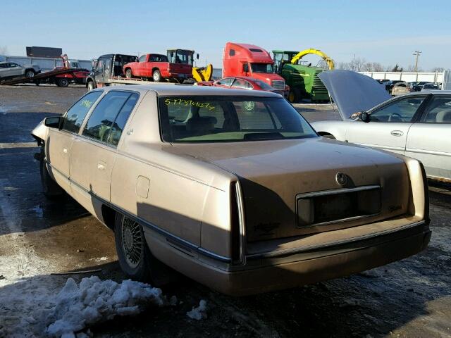 1G6KD52B2SU301649 - 1995 CADILLAC DEVILLE GOLD photo 3