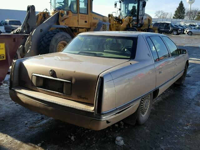 1G6KD52B2SU301649 - 1995 CADILLAC DEVILLE GOLD photo 4