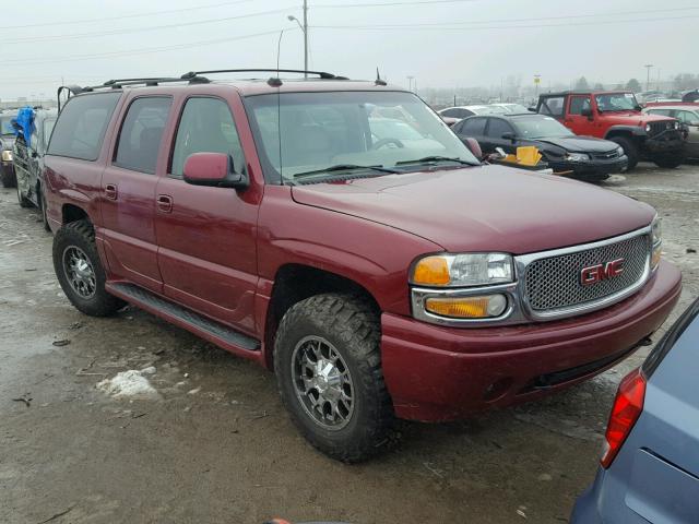 1GKFK66U64J225772 - 2004 GMC YUKON XL D BURGUNDY photo 1