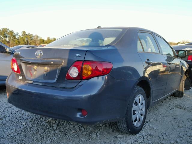 1NXBU4EE5AZ316931 - 2010 TOYOTA COROLLA BA GRAY photo 4