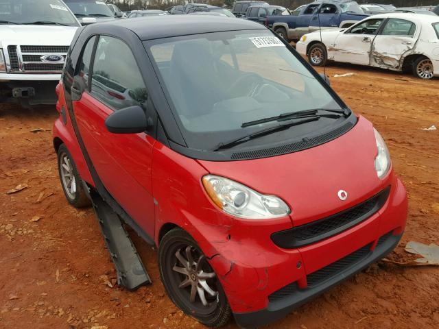 WMEEJ31X98K112118 - 2008 SMART FORTWO PUR RED photo 1