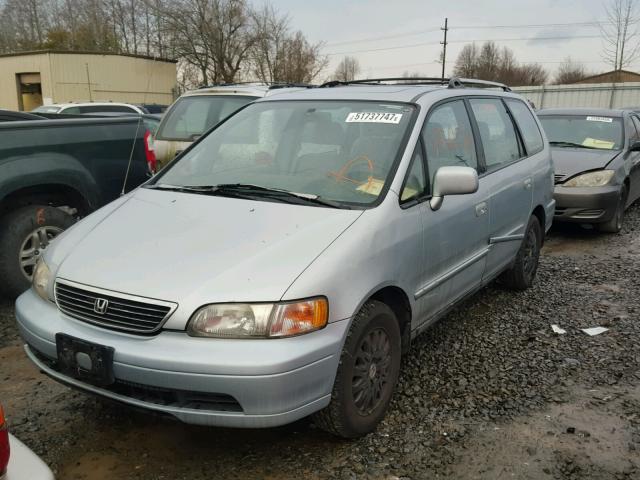 JHMRA1876VC003937 - 1997 HONDA ODYSSEY EX TURQUOISE photo 2