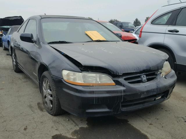 1HGCG22582A011341 - 2002 HONDA ACCORD EX BLACK photo 1