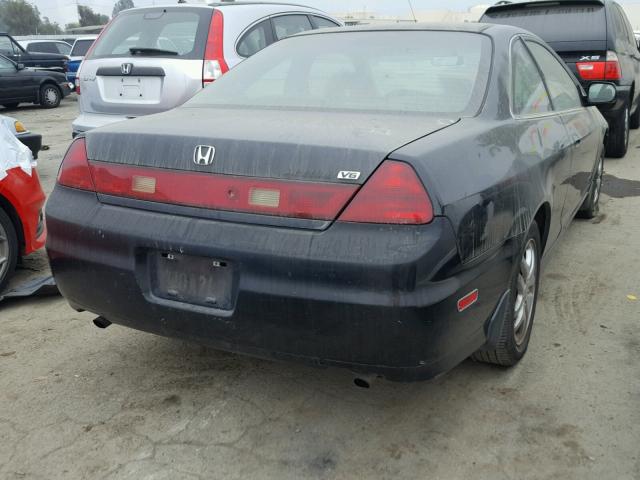 1HGCG22582A011341 - 2002 HONDA ACCORD EX BLACK photo 4