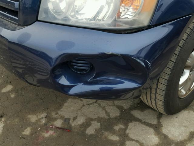 JTEGD21A150122648 - 2005 TOYOTA HIGHLANDER BLUE photo 9