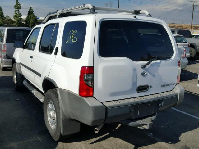 5N1ED28T1YC608572 - 2000 NISSAN XTERRA XE WHITE photo 3