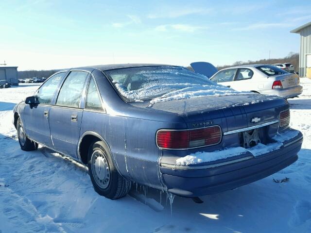 1G1BL52P8RR188856 - 1994 CHEVROLET CAPRICE CL 灰色 照片 3