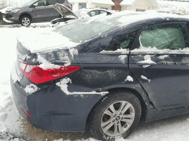 5NPEB4AC3EH905603 - 2014 HYUNDAI SONATA GLS GRAY photo 9