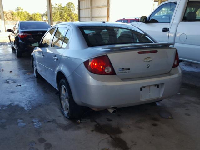 1G1AL58F567651375 - 2006 CHEVROLET COBALT LT SILVER photo 3