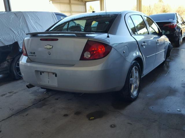 1G1AL58F567651375 - 2006 CHEVROLET COBALT LT SILVER photo 4