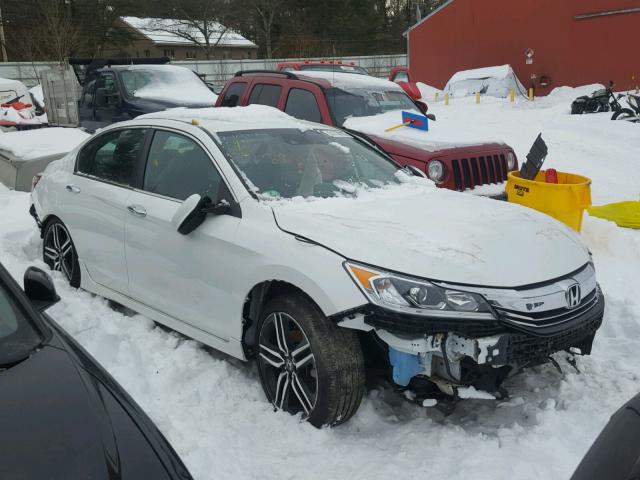 1HGCR2F67GA124573 - 2016 HONDA ACCORD SPO WHITE photo 1