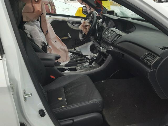 1HGCR2F67GA124573 - 2016 HONDA ACCORD SPO WHITE photo 5