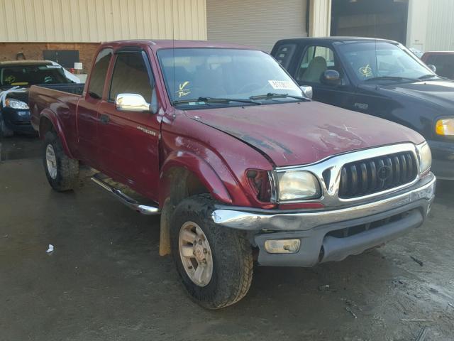 5TESN92N32Z014517 - 2002 TOYOTA TACOMA XTR BURGUNDY photo 1