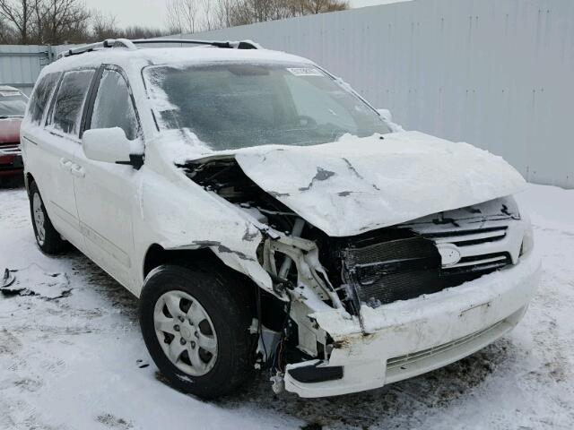 KNDMB233X76142134 - 2007 KIA SEDONA EX WHITE photo 1