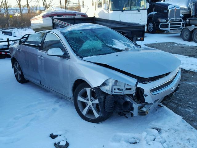 1G1ZC5EU3BF373369 - 2011 CHEVROLET MALIBU 1LT SILVER photo 1