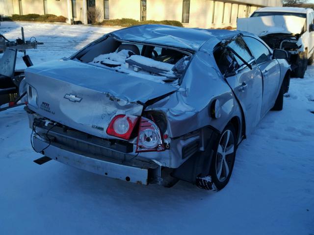 1G1ZC5EU3BF373369 - 2011 CHEVROLET MALIBU 1LT 银色 照片 4