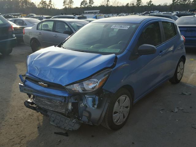 KL8CB6SA6GC580629 - 2016 CHEVROLET SPARK LS BLUE photo 2