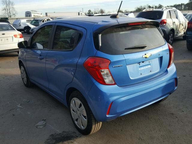 KL8CB6SA6GC580629 - 2016 CHEVROLET SPARK LS BLUE photo 3