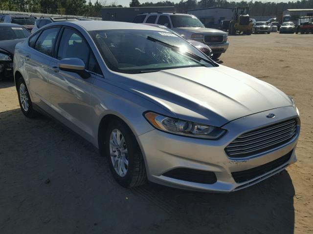 3FA6P0G71GR375288 - 2016 FORD FUSION S SILVER photo 1