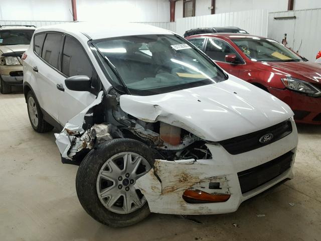 1FMCU0F79EUB98028 - 2014 FORD ESCAPE S WHITE photo 1