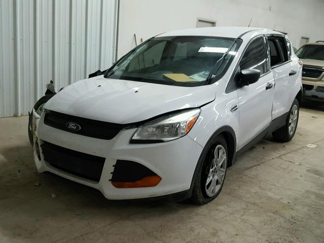 1FMCU0F79EUB98028 - 2014 FORD ESCAPE S WHITE photo 2