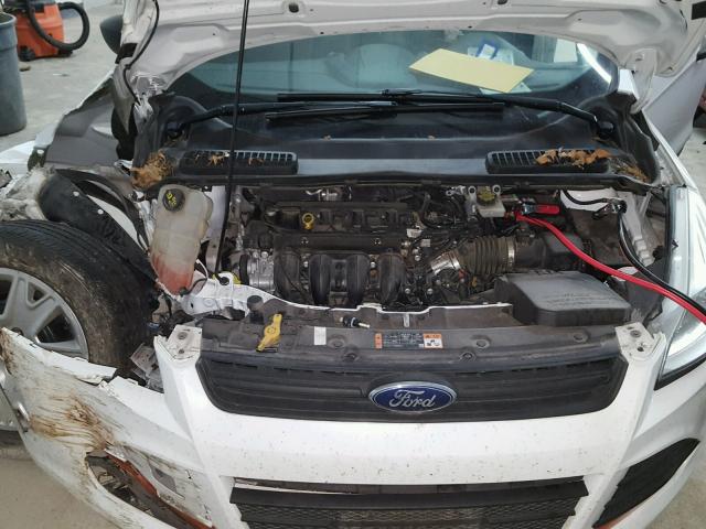 1FMCU0F79EUB98028 - 2014 FORD ESCAPE S WHITE photo 7