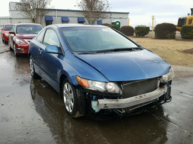 2HGFG12658H510043 - 2008 HONDA CIVIC LX BLUE photo 1