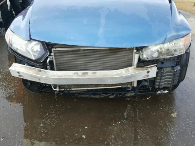 2HGFG12658H510043 - 2008 HONDA CIVIC LX BLUE photo 9