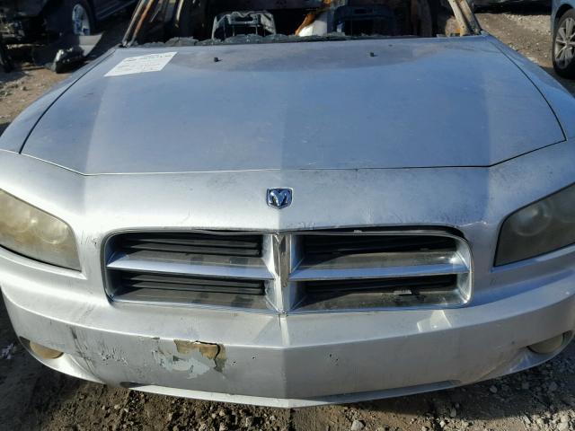 2B3KA43G67H760026 - 2007 DODGE CHARGER SE SILVER photo 7