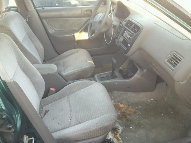 2HGEJ6612YH551500 - 2000 HONDA CIVIC BASE GREEN photo 5