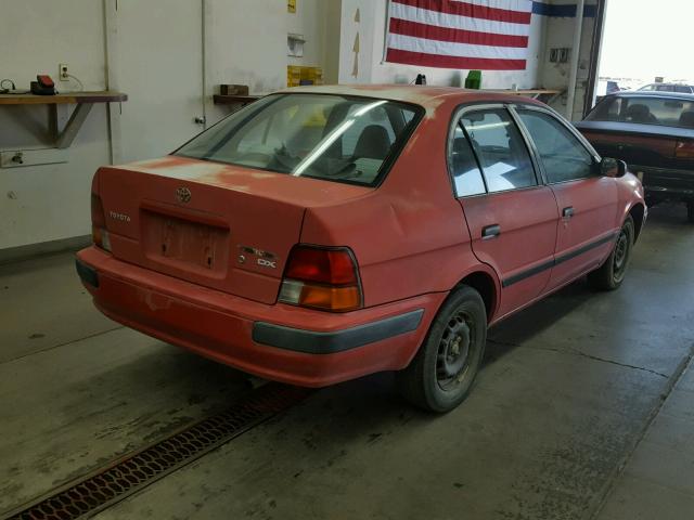 JT2EL56E8S7008749 - 1995 TOYOTA TERCEL DX RED photo 4