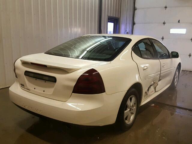 2G2WP552X61232748 - 2006 PONTIAC GRAND PRIX WHITE photo 4
